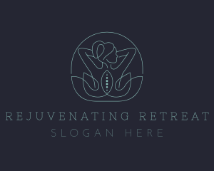 Woman Wellness Flower  logo