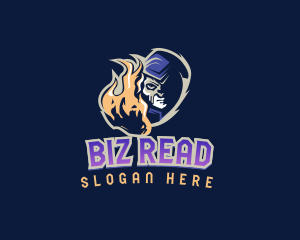 Fire Hood Wizard logo design