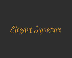 Premium Signature Script logo design