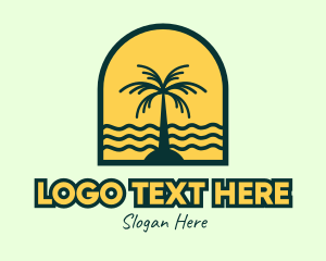 Coconut Island Badge logo