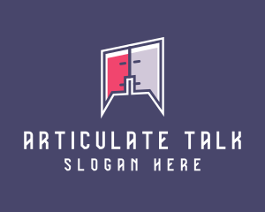 Human Chat Talk logo design