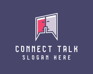 Human Chat Talk logo design