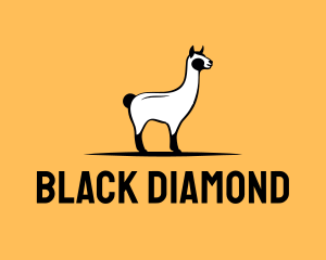 Alpaca Llama Animal logo design