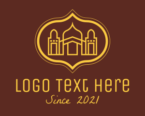 Yellow Religious Mosque  logo