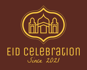 Yellow Religious Mosque  logo