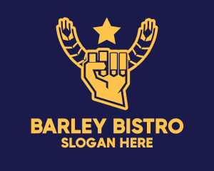 Barley Star Hand logo