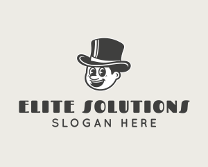 Top Hat Gentleman logo design