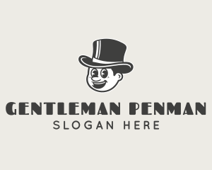 Top Hat Gentleman logo design