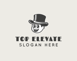 Top Hat Gentleman logo design