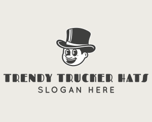 Top Hat Gentleman logo design