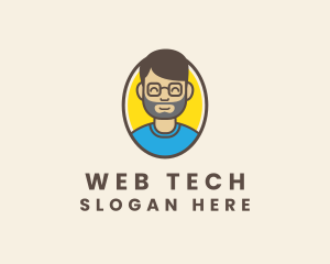 Cyber Web Developer logo design