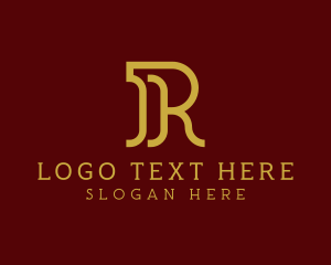 Simple Minimalist Business Letter R  logo