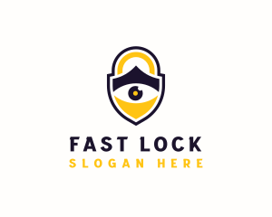 Eye Lock Security logo design