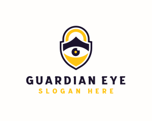 Eye Lock Security logo design