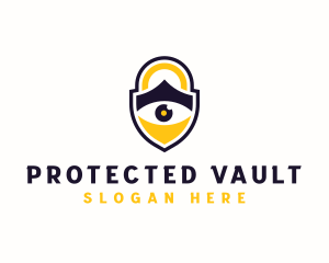 Eye Lock Security logo design