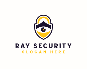 Eye Lock Security logo design