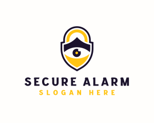 Eye Lock Security logo design