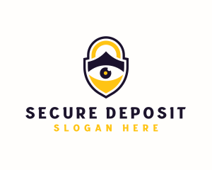 Eye Lock Security logo design