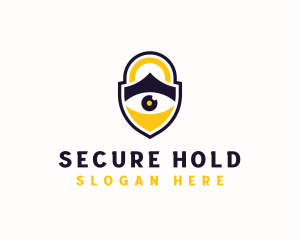 Eye Lock Security logo design