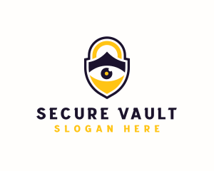 Eye Lock Security logo design