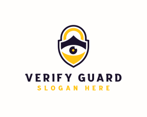 Eye Lock Security logo design