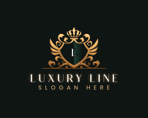 Luxury Crown Crest logo design