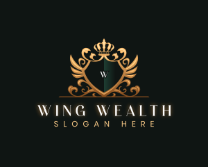 Luxury Crown Crest logo design