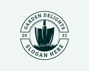 Gardening Shovel Tool logo design