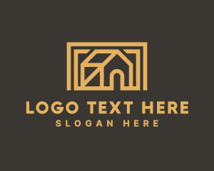 Simple - Simple House Frame logo design
