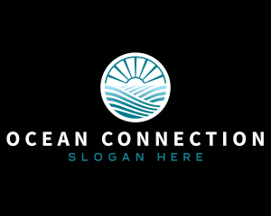Ocean Beach Waves logo