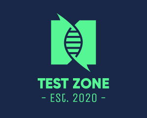 Green DNA Testing logo design