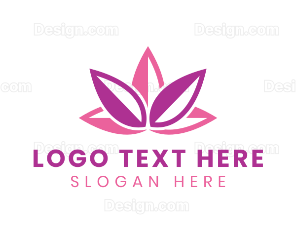 Lotus Flower Beauty Logo