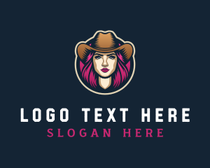 Feminine Cowgirl Saloon logo