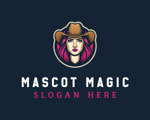 Feminine Cowgirl Saloon logo design