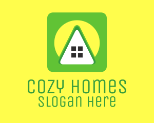 Green Home Application logo design