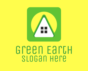 Green Home Application logo design