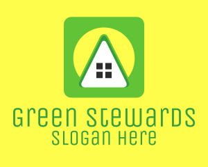 Green Home Application logo design