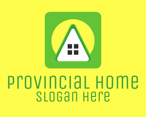 Green Home Application logo design