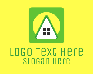 Application - Green Home Application logo design