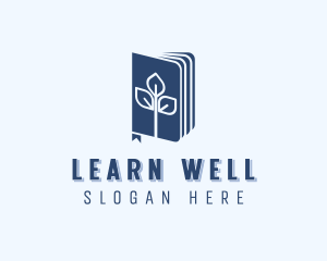 Learning Tree Library logo design