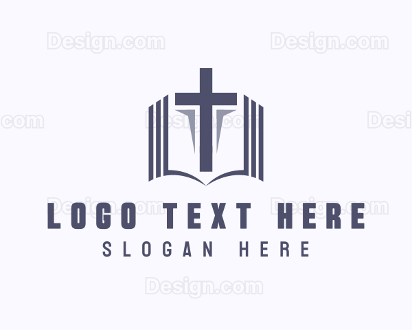 Holy Bible Cross Logo