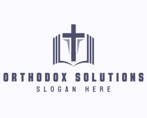 Holy Bible Cross logo design