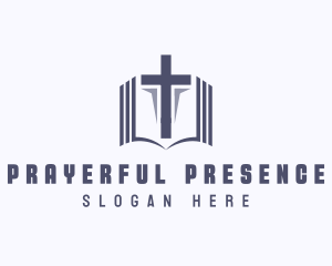 Holy Bible Cross logo design