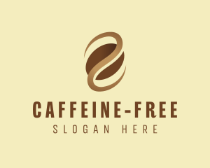 Caffeine Coffee Bean Cafe logo design