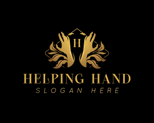 Natural Hand Beauty logo design