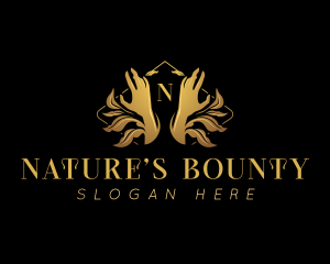 Natural Hand Beauty logo design