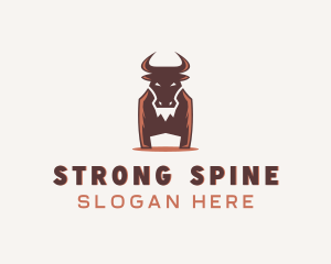 Strong Wild Bison logo design