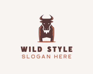 Strong Wild Bison logo design