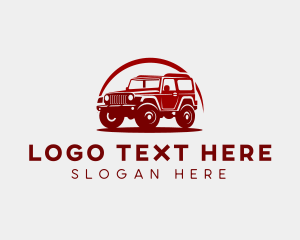 Classic SUV Car logo