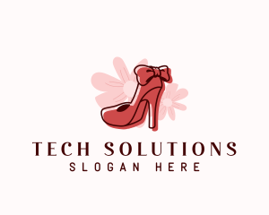 Elegant Flower Stiletto logo